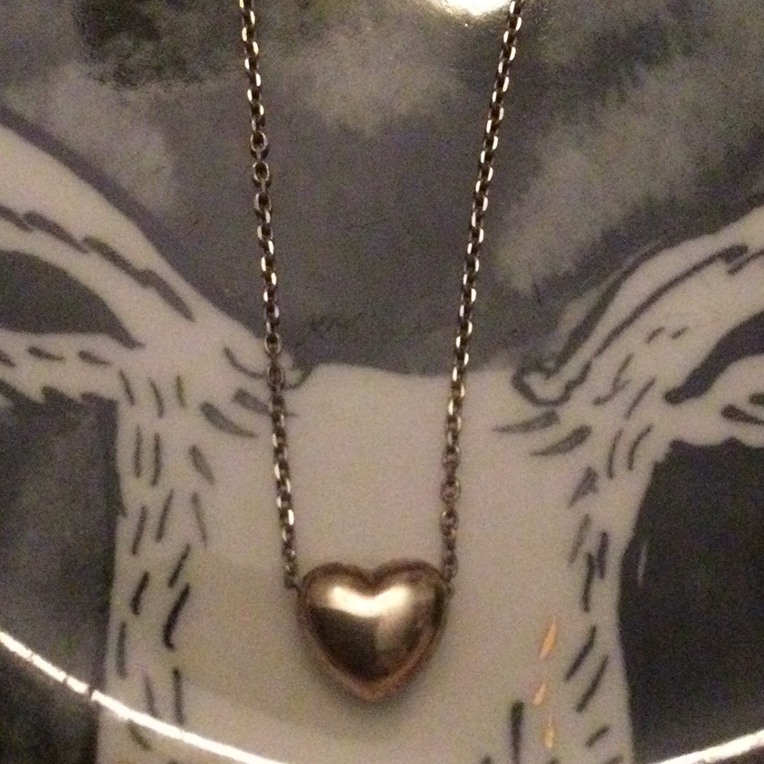 Euc Vtg Dyadema 925 Heart Pendant 50$